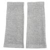 Healifty 2pcs Self-heating Knee Brace Wraps for Joint Support Grey Knee Warmers Compression Sleeve for Sports and Daily Use