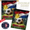 FIFA World Cup Netherlands Banner Room Wall Art Flag Poles For Outside House Patio Porch Lawn Garden Stand Tapestry Yard Signs Team Qatar Trophy Soccer Game Football Gifts Made In USA view 3