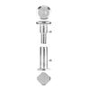TronX Universal Extender 6mm Square Inline Roller Hockey Skate Axle Kit (8 Pack) view 1