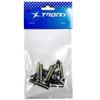 TronX Universal Extender 6mm Square Inline Roller Hockey Skate Axle Kit (8 Pack) view 3