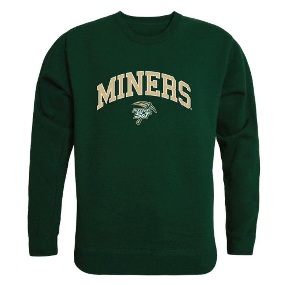 W Republic Missouri University of Science and Technology Miners Campus Crewneck Sweatshirt Forest Large