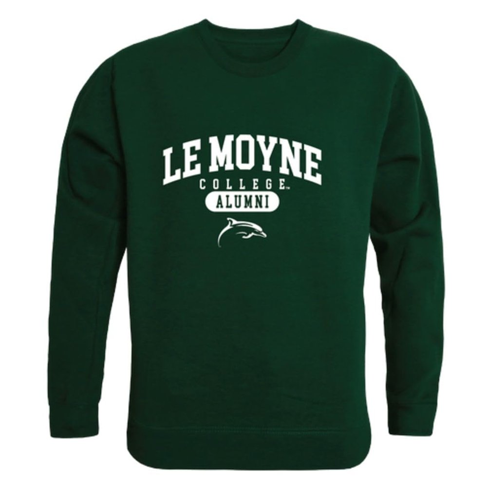 W Republic Le Moyne Dolphins College Crewneck Pullover Sweatshirt, Adult Unisex, Forest Green, XX-Large - NCAA Officially Licensed Apparel