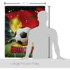 Ornament Collection World Cup Morocco Banner Room Wall Art Flag Poles for Outside House Patio Porch Lawn Garden Stand Tapestry Yard Signs FIFA Team Qatar Trophy Soccer Game Football Gifts, Made In USA view 2