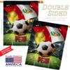 Ornament Collection World Cup Peru Home Banner Wall Art Patio Porch Lawn Garden Flag Stand Pole Room Decorations Indoor Outdoor FIFA Team Qatar Trophy Soccer Game Football Gifts, Made in USA view 3