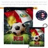 Ornament Collection World Cup Peru Home Banner Wall Art Patio Porch Lawn Garden Flag Stand Pole Room Decorations Indoor Outdoor FIFA Team Qatar Trophy Soccer Game Football Gifts, Made in USA view 4