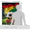 Ornament Collection World Cup Ghana Home Decor Banner Room Wall Art Patio Porch Lawn Garden Flag Stand Pole Outdoor Tapestry Yard Signs FIFA Team Qatar Trophy Soccer Game Football Gifts, Made in USA view 2
