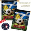 Ornament Collection World Cup Scotland Home Banner Wall Art Patio Porch Lawn Garden Flag Stand Pole Room Decorations Indoor Outdoor FIFA Team Qatar Trophy Soccer Game Football Gifts, Made in USA view 3