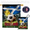 Ornament Collection World Cup Scotland Home Banner Wall Art Patio Porch Lawn Garden Flag Stand Pole Room Decorations Indoor Outdoor FIFA Team Qatar Trophy Soccer Game Football Gifts, Made in USA view 4