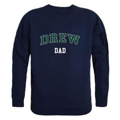 W Republic Drew Rangers College Crewneck Pullover Sweatshirt, Adult Unisex, Navy, Small - NCAA Officially Licensed Apparel