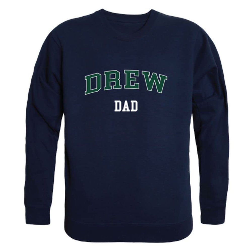 W Republic Drew Rangers College Crewneck Pullover Sweatshirt, Adult Unisex, Navy, Small - NCAA Officially Licensed Apparel