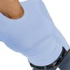 Afibi Women Ribbed Long Sleeve Crew Neck Slim Fit Stretchy Basic T Shirts Tops (Small, Light Blue) view 3