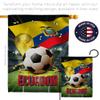 Ornament Collection World Cup Ecuador Home Decor Banner Room Wall Art Patio Porch Lawn Garden Flag Stand Pole Outdoor Tapestry Yard Signs FIFA Team Qatar Trophy Soccer Game Football Gifts, Made In USA view 4