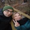 KIZQYN Swing Set Camping Hammock, Nylon Hammock, Portable Lightweight Parachute Hammock with Tree Straps for Backpacking Camping Travel Beach Garden Outdoor Camping Gear Swing Seat (Color : Black) view 3