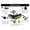 KIZQYN Swing Set Camping Hammock, Rainfly Travel Hammock, Net Hammock, Tent, Outdoor Hiking Backpack, Travel Camping Accessories Swing Seat (Color : Camo and Light Blue) view 3