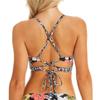 Jessica Simpson Women Bikini Top Cropped Cami, Stylish Floral Design, Small view 2
