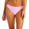 Jessica Simpson Women Bikini Bottom Hipster Side Shirred, Pink, Small view 1