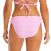 Jessica Simpson Women Bikini Bottom Hipster Side Shirred, Pink, Small view 3
