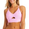 Jessica Simpson Women Bikini Bottom Hipster Side Shirred, Pink, Small view 4