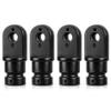 Alomejor Marine Eye End Cover, Nylon Boat Hardware Cover 4 Pieces 3/4 Inch for Boaters Sailors Yachts Fishing Saltwater Environments view 1
