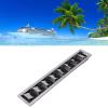 Boat Louver Vent, Marine Vent Grille Oblong, Stainless Steel 8 Slots Grid Cover Boat Shutters for Ships view 1