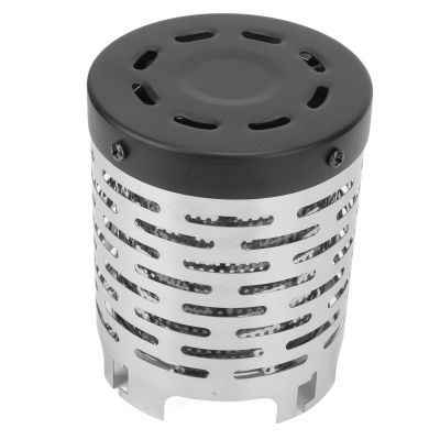 Fdit Camping Mini Heater, Camping Heating Stove Cover Portable Stainless Steel Camping Stove Accessories for Outdoor Winter Fall