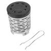 Fdit Camping Mini Heater, Camping Heating Stove Cover Portable Stainless Steel Camping Stove Accessories for Outdoor Winter Fall view 2