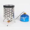 Fdit Camping Mini Heater, Camping Heating Stove Cover Portable Stainless Steel Camping Stove Accessories for Outdoor Winter Fall view 4
