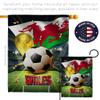 Ornament Collection World Cup Wales Home Decor Banner Room Wall Art Patio Porch Lawn Garden Flag Stand Pole Outdoor Tapestry Yard Signs FIFA Team Qatar Trophy Soccer Game Football Gifts, Made in USA view 4