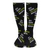 Eat Sleep Jiu-Jitsu Repeat Women's Over-The-Calf Tube Socks High Thick Crew Cosplay Stockings Sport Leg Warmers view 1