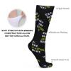 Eat Sleep Jiu-Jitsu Repeat Women's Over-The-Calf Tube Socks High Thick Crew Cosplay Stockings Sport Leg Warmers view 3