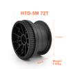 L-faster HTD 5M Pulley Wheel 72 Teeth Lightweight Hollow Out Aluminium Hub Nylon Rim for 8 Inch 2.80/2.50-4 Mountain Skateboard(8mm) view 2