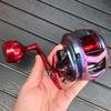 JOTOUCH Slow Pitch Jigging Reel Max Drag 17kg Gear Ratio 7.1:1 Aluminum Metal 11+1BB Baitcasting Reel Fiber Drag Power Casting Shore Fishing Reel Saltwater Reel(Left Hand) view 3