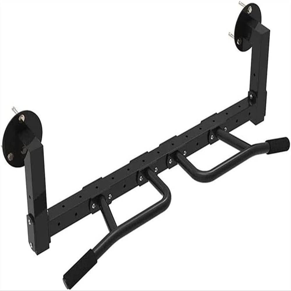BUZZNN Wall Mounted Doorway Pull Up Bar Height Adjustable, Multifunctional Pull Up Bar/Chin Up Bar, Home Gym Strength Training Equipment, Max Load 660 lbs