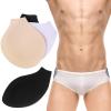 Abaodam 3pcs 's Panty Liner Bulge Enhancing Underwear Mens Pens Sleeves for Mens Cup Underwear Swim Briefs Bulge Padded Sponge Man view 1