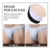 Abaodam 3pcs 's Panty Liner Bulge Enhancing Underwear Mens Pens Sleeves for Mens Cup Underwear Swim Briefs Bulge Padded Sponge Man view 4