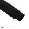 PATIKIL Cotton Feeling Badminton Towel Grip, 6 Pack Nylon Tennis Racket Overgrip Racquet Grip Hand Glue Anti-Skid Sweatband for Golf Bike Handle, Black view 4