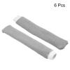 PATIKIL Cotton Feeling Badminton Towel Grip, 6 Pack Nylon Tennis Racket Overgrip Racquet Grip Hand Glue Anti-Skid Sweatband for Golf Bike Handle, Light Grey view 3