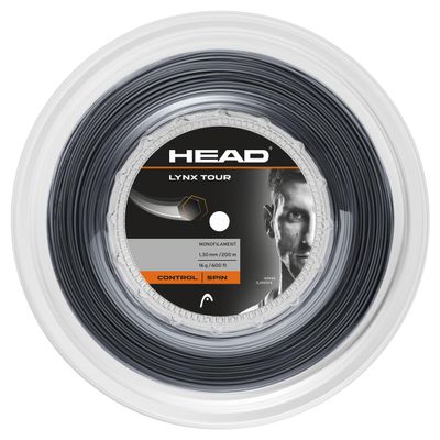 Head Lynx Tour 16/1.30 String Reel - 660' Black