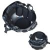Tactical Full Airsoft Mask & Tactical Helmet with Tactical Headset,Ear Hearing Protection Noise Cancelling,Full Face Skull Mask Clear Goggle Paintball Gear (T-Black Helmet) view 4