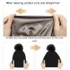 nster Winter Hats,Winter Knit Beanie Hats Women Bobble Pom Pom Caps for Outdoor Sports Keep Warm Yellow view 3