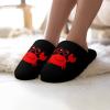 Cute Crab Womens Cotton Slippers Anti Slip House Shoes Warm Soft Bedroom Slippers 38-39_7-8 view 4