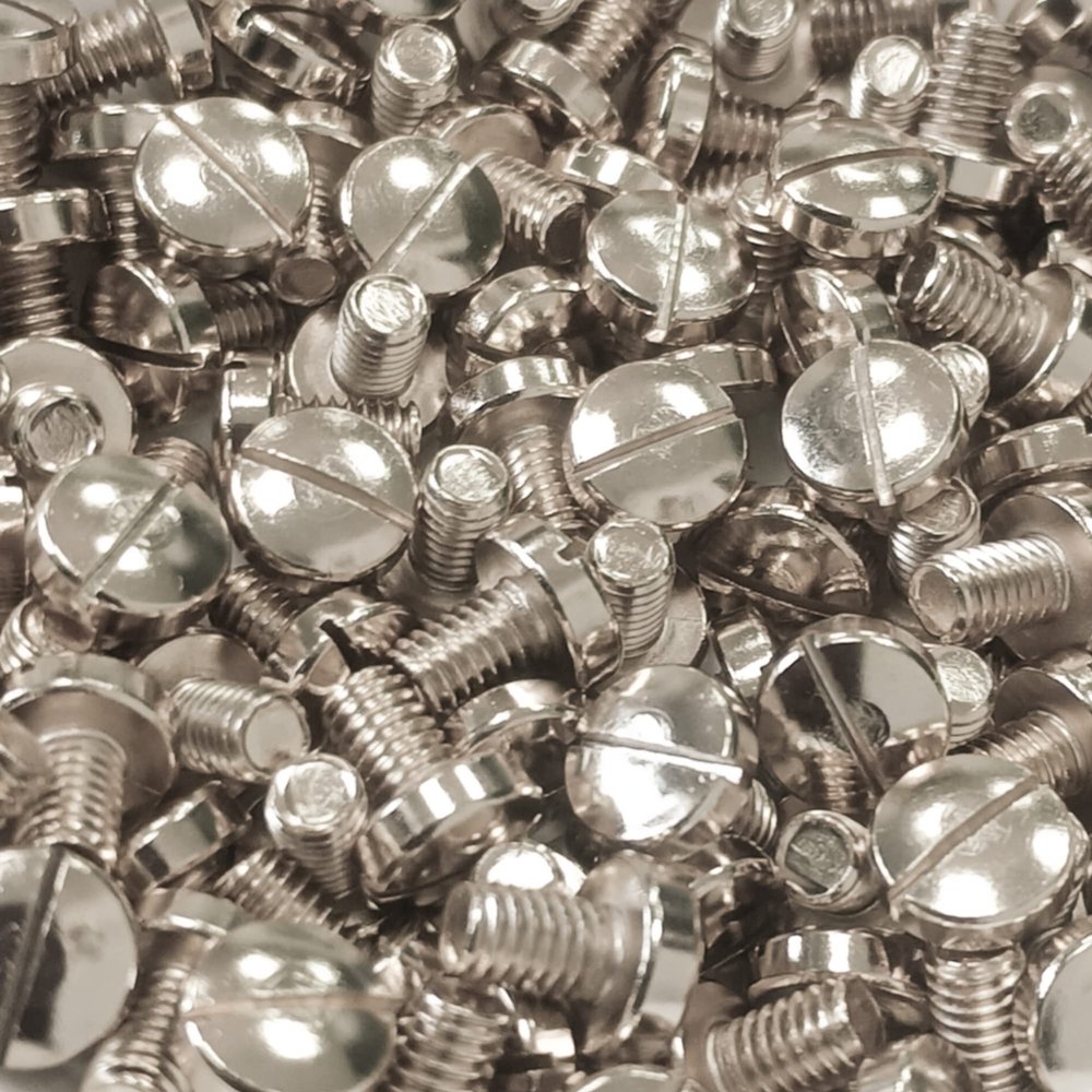 2X Custom Screws for 70/70S Full Size Pattern Pistol Grips  Fits 70, 71, 76, 101, 102  Nickel Plated