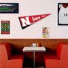 Nebraska Cornhuskers Pennant Flag and Wall Tack Mount Pads view 3