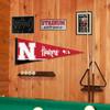 Nebraska Cornhuskers Pennant Flag and Wall Tack Mount Pads view 4