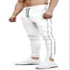 EVERWORTH Men's Casual Jogger Pants Gym Workout Track Pants Comfortable Slim Fit Tapered Sweatpants with Deep Open Pockets White US XL view 1