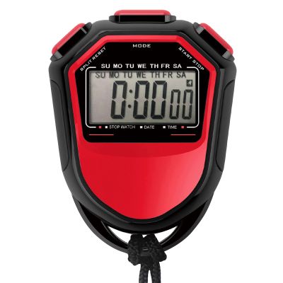 ERYUE Training Stopwatch,Waterproof Stopwatch Digital Handheld LCD Timer Chronograph Sports Counter with Strap for Swimming Running Football Training