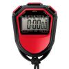 ERYUE Training Stopwatch,Waterproof Stopwatch Digital Handheld LCD Timer Chronograph Sports Counter with Strap for Swimming Running Football Training