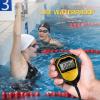 ERYUE Training Stopwatch,Waterproof Stopwatch Digital Handheld LCD Timer Chronograph Sports Counter with Strap for Swimming Running Football Training view 4
