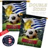 Ornament Collection World Cup Uruguay Support Our Troops Banner Pack Wall Art Flag Room Decorations Indoor Outdoor Tapestry Yard Signs FIFA Team Qatar Trophy Soccer Game Football Gifts, Made in USA view 3