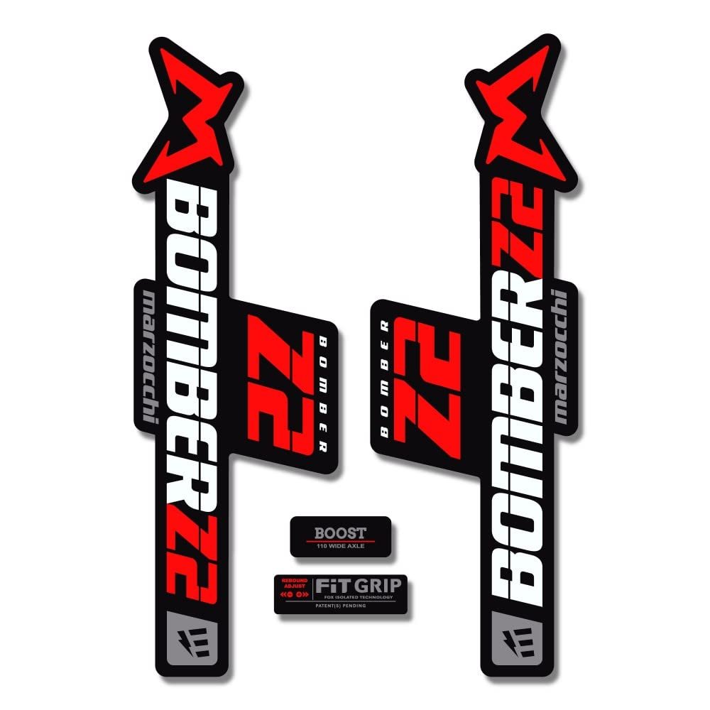 Stickers compatible with Marzocchi Bomber Z2 e-bike fork